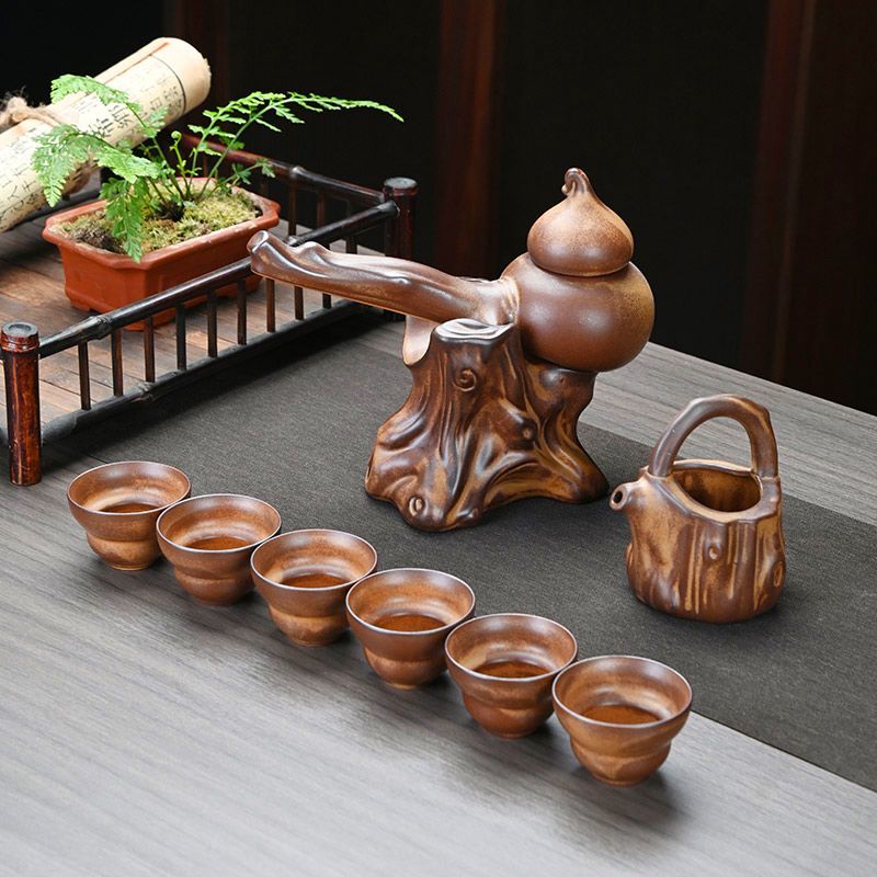 【容山堂】尋覓一方茶器  只為一瞬美好！一桶天下/福在眼前陶瓷自動茶具，創意上架！